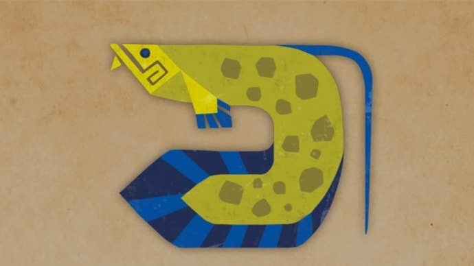 monster hunter wilds goldenfish monster field journal art