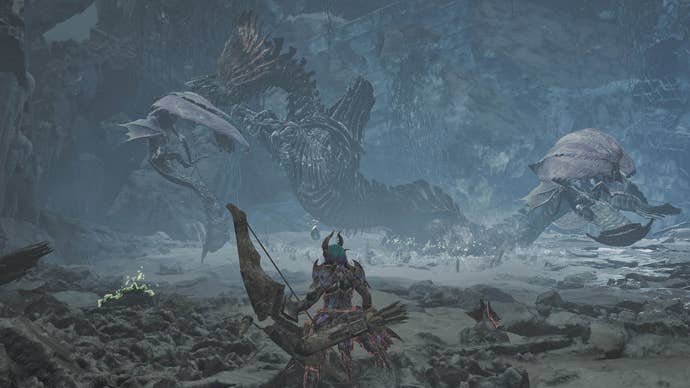 monster hunter wilds hirabami attacking jin dahaad