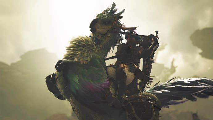 monster hunter wilds hunter riding seikret mount