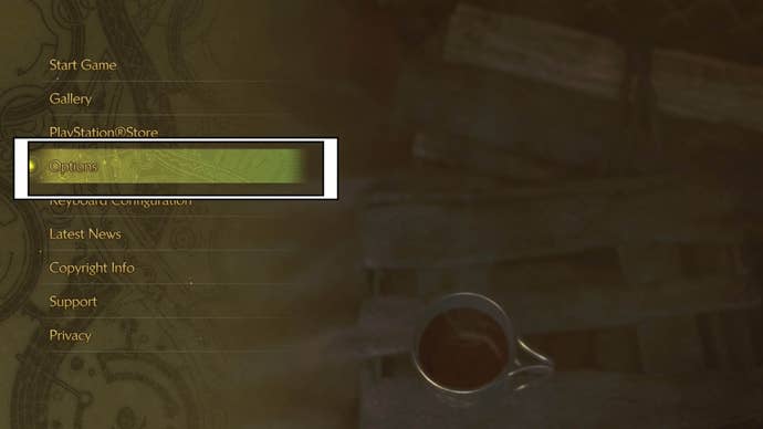 monster hunter wilds main menu options