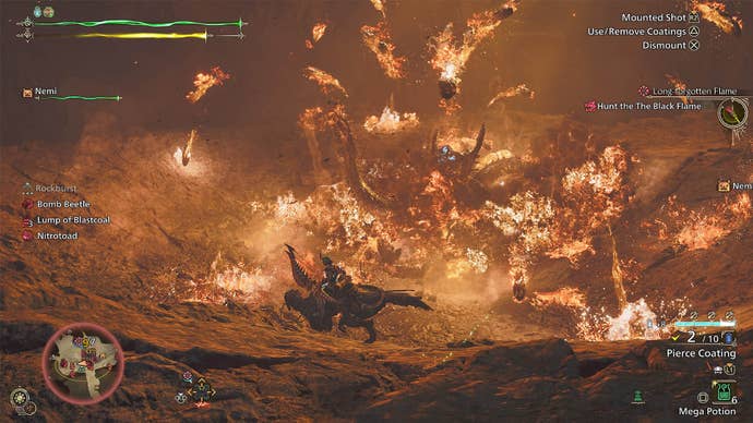 monster hunter wilds nu udra area of effect raining fire attack