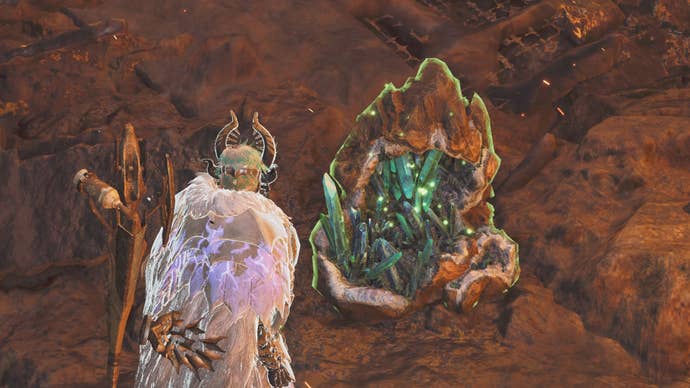 monster hunter wilds oilwell basin mining outcrop