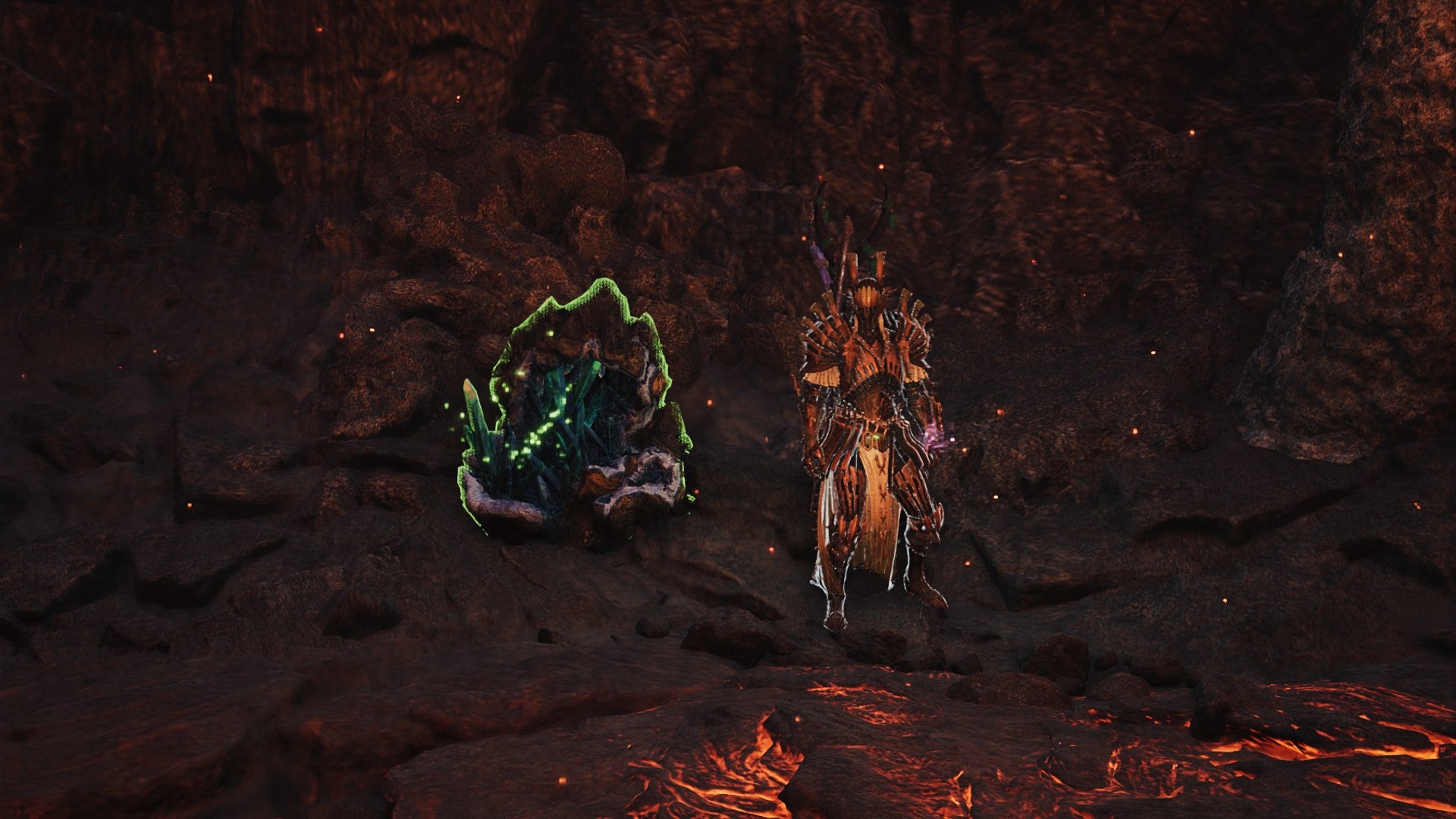 Monster Hunter Wilds Oilwell Basin mining outcrop