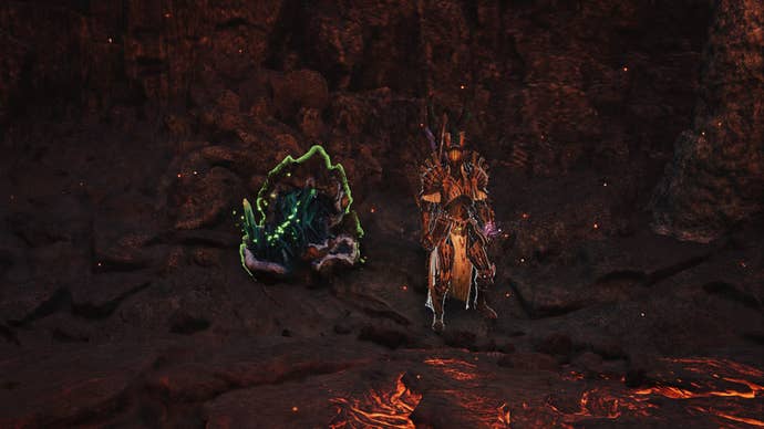 Monster Hunter Wilds Oilwell Basin mining outcrop