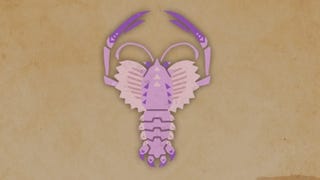 monster hunter wilds pink landlight shrimp monster field journal art
