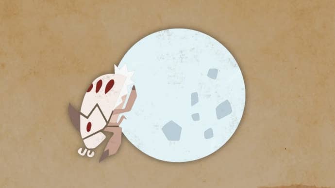 monster hunter wilds rime beetle art in monster field journal