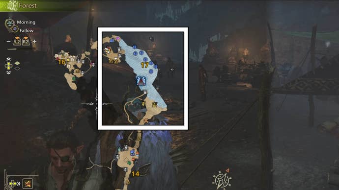 monster hunter wilds scarlet forest area seventeen map location