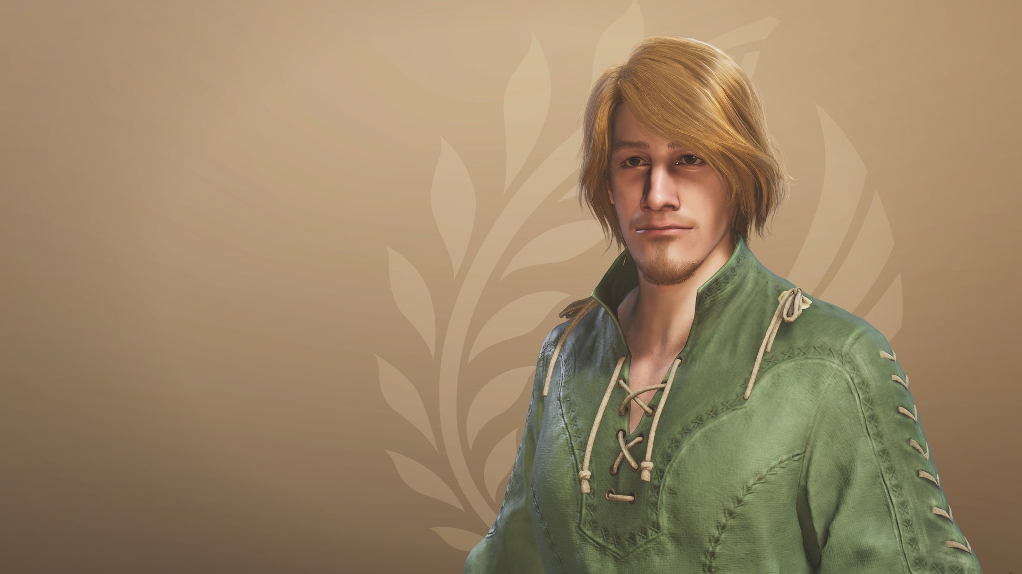 A close-up of the player hunter in the Monster Hunter Wilds character creation screen, having used a character design code to look like Shaggy. - 23