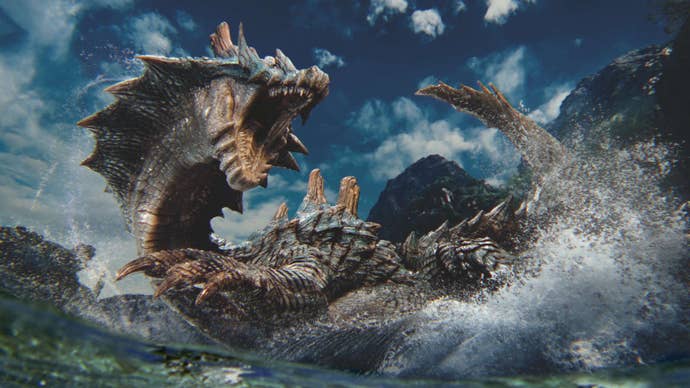 Lagiacrus successful Monster Hunter Wilds.