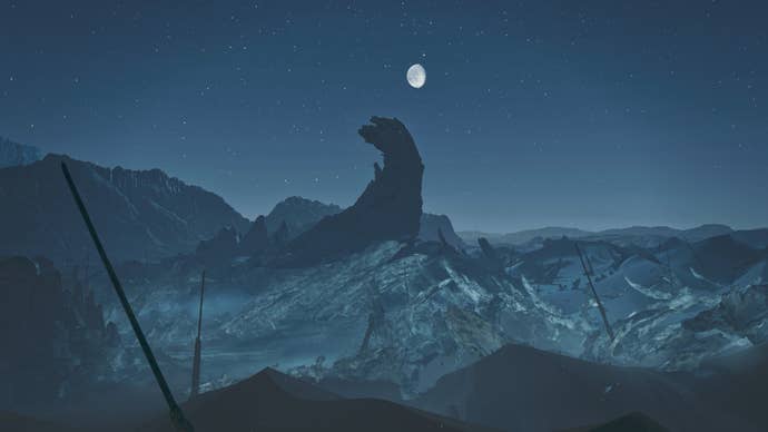 monster hunter wilds windward plains landscape at night