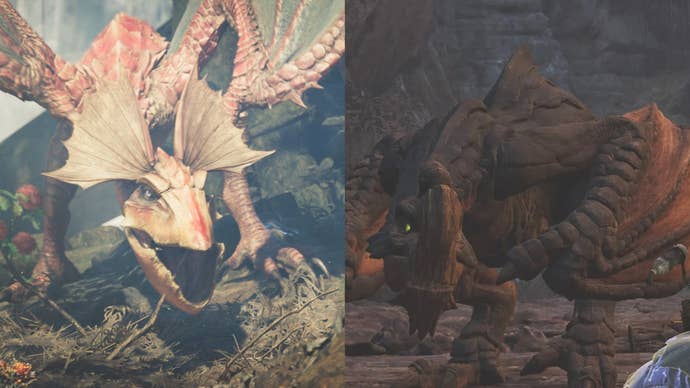monster hunter wilds yian kut ku and gypceros monsters