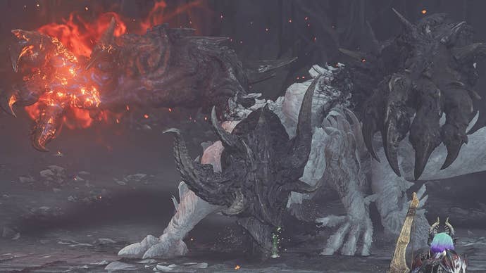 monster hunter wilds zoh shia flame charged hand