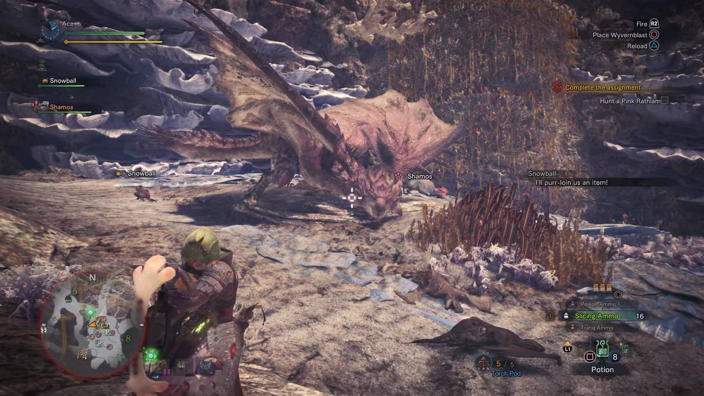 Monster Hunter World Pink Rathian - How to Track and Kill the Pink ...