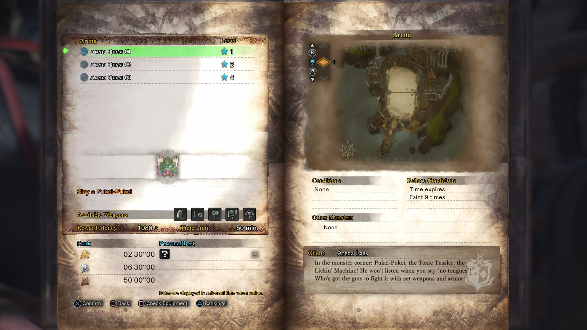 Monster Hunter World Arena - 4