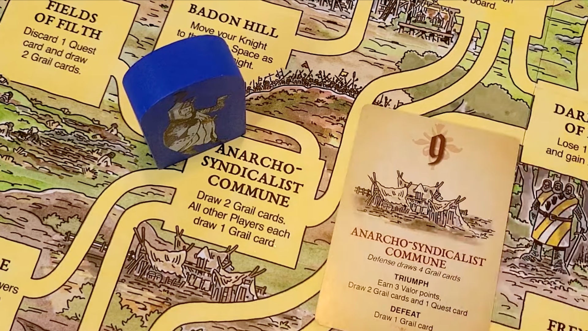 Monty Python and the Holy Grail's official board game includes a working catapult | Dicebreaker Monty Python and the Holy Grail's official board game includes a working catapult | Dicebreaker