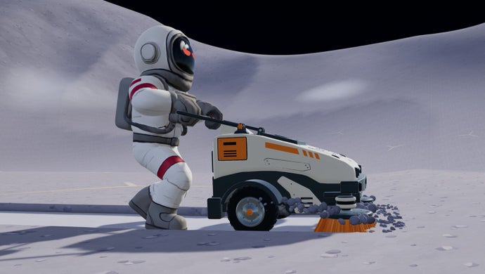 Clean a whole planet with a toothbrush in Moon Sweepers, the PowerWash genre's latest crime against perfectionists