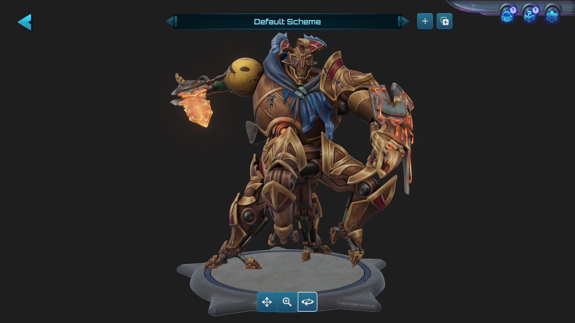 The rust-coloured original paintjob for a captain figure in Moonbreaker. Bertie can do better. Where&rsquo;s that yellow paint gone.