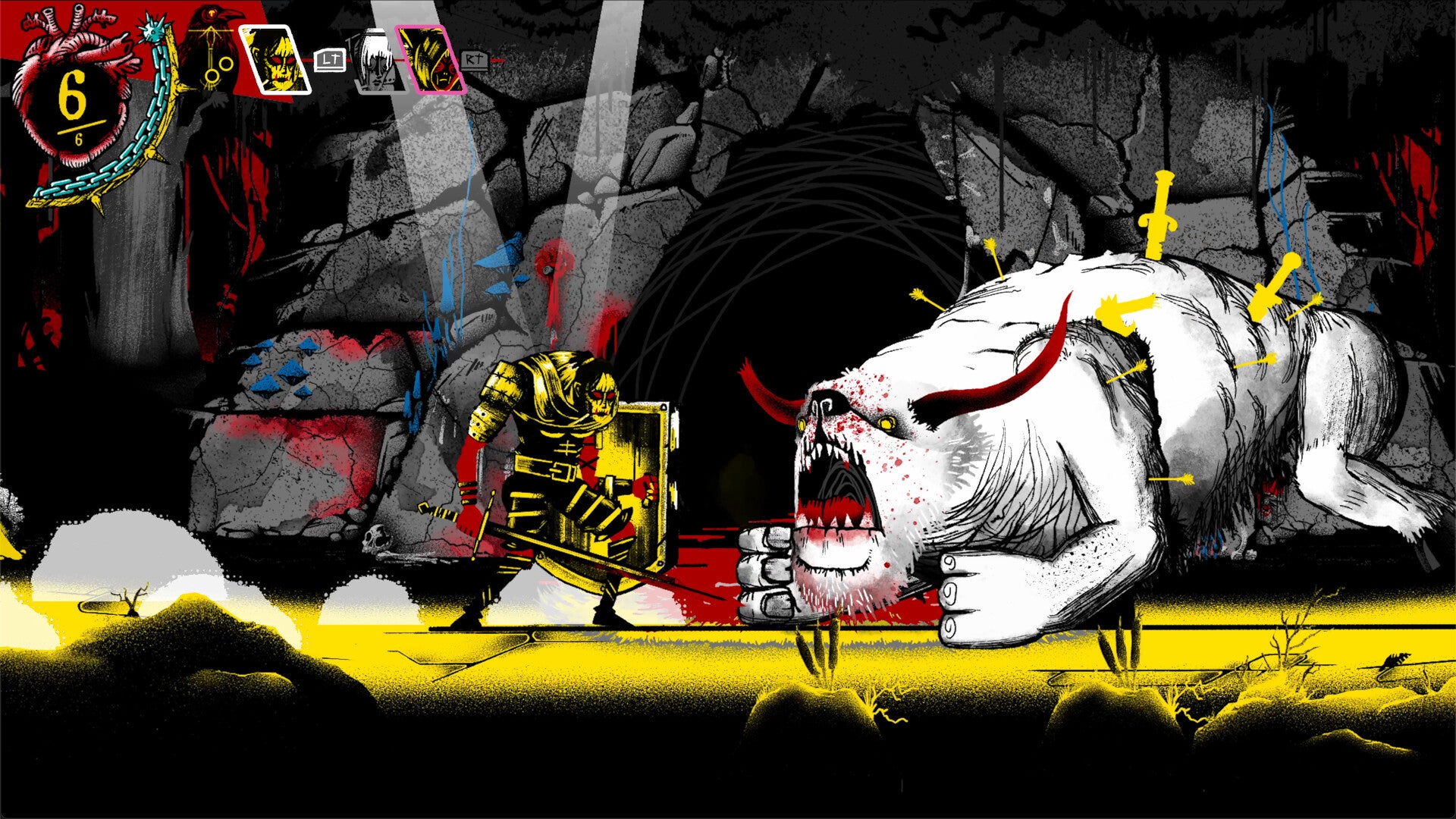 Legendary black metal TTRPG MÖRK BORG is getting a brutal, nightmarish side scroller