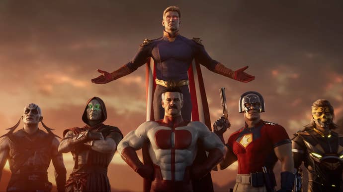 Mortal Kombat 1’s Kombat Pack roster, including Quan-Chi, Ermac, Homelander, Omni-Man, Peacemaker and Takeda