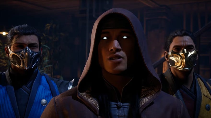 Characters from Mortal Kombat 1 gather together