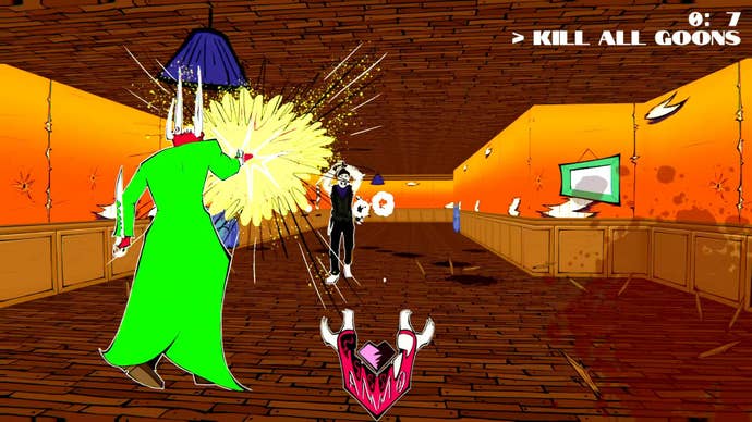Clive shoots immoderate goons successful a corridor successful Mortality Decomp Killers.