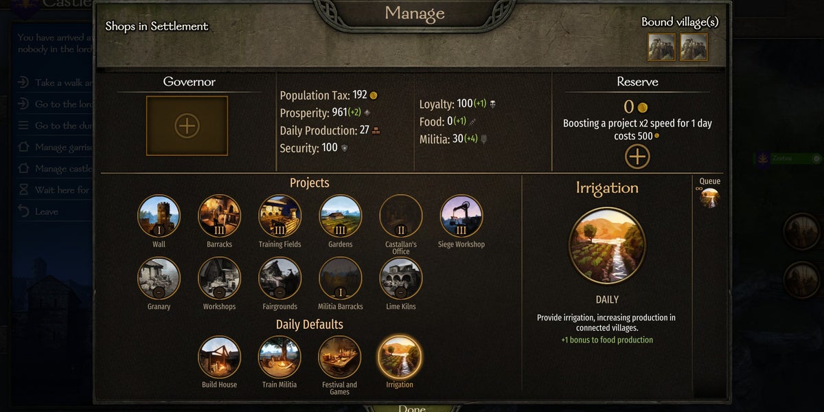 Mount & Blade II: Bannerlord settlements | Rock Paper Shotgun