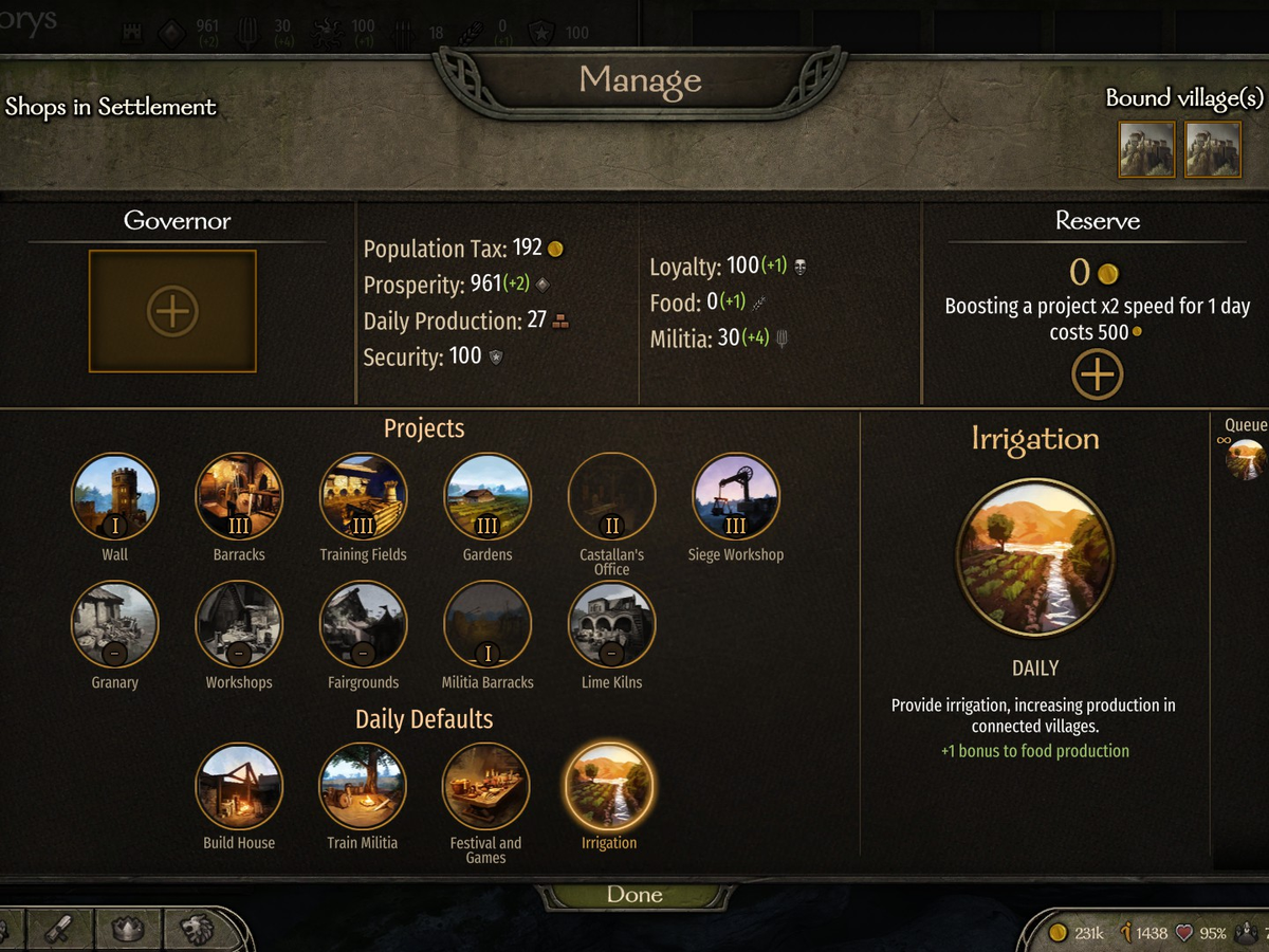 Mount & Blade II: Bannerlord settlements | Rock Paper Shotgun