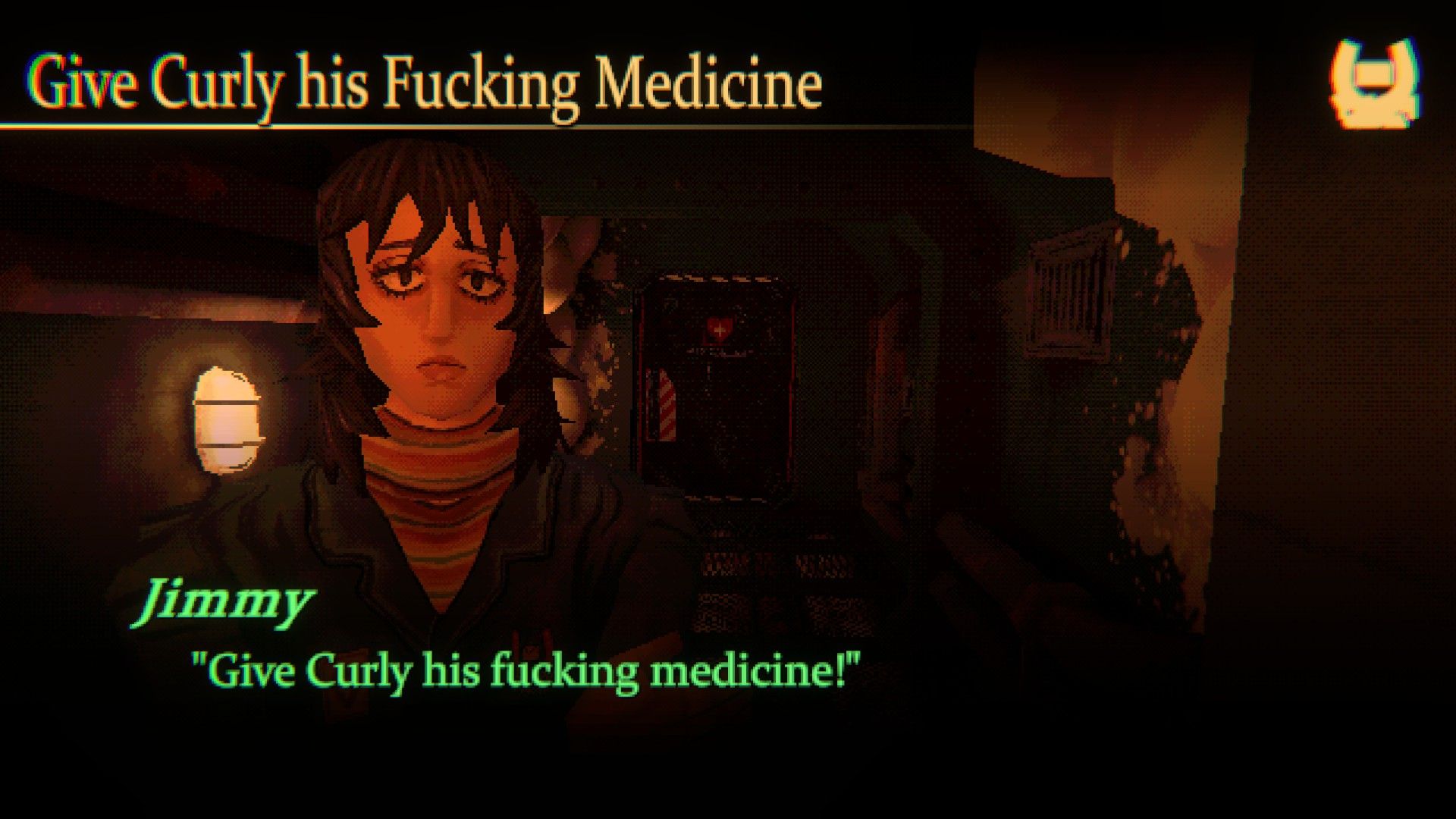 Jimmy shouts at Anya impatiently. - 8