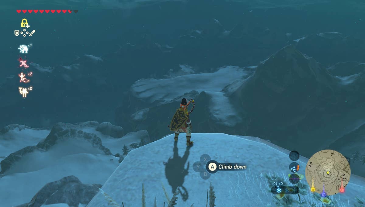 Zelda - Mozo Shenno and The Bird in the Mountains quest solution