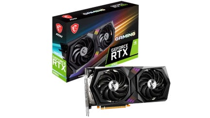 MSI RTX 3060 Gaming product photo showing the card and box