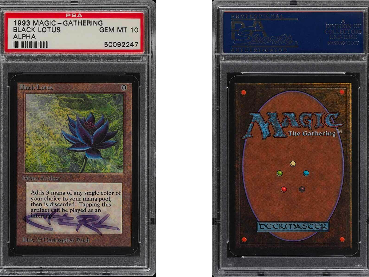 Autographed Black Lotus just became the most expensive Magic: The Gathering card sold at auction | Dicebreaker Autographed Black Lotus just became the most expensive Magic: The Gathering card sold at auction | Dicebreaker