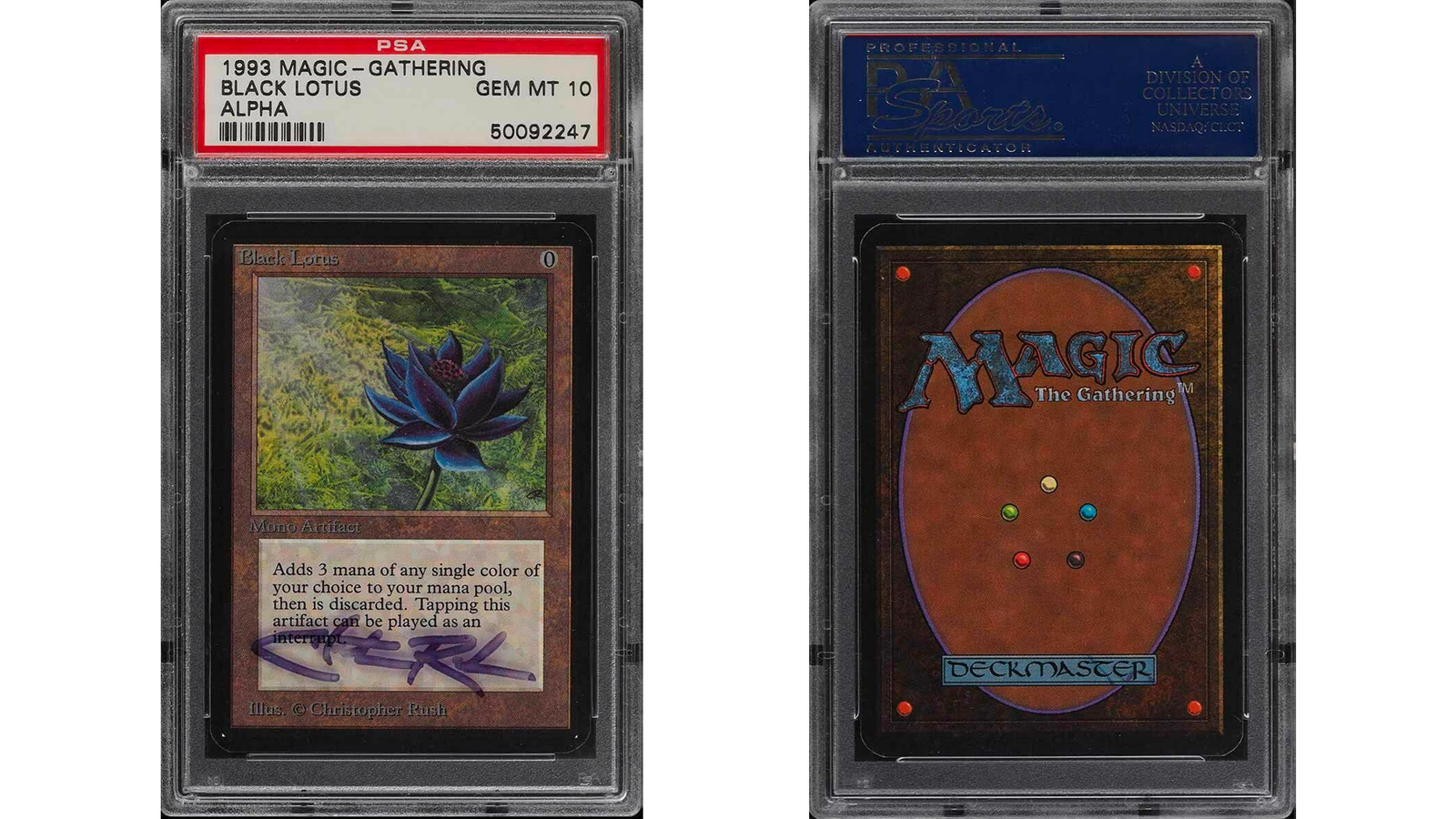 Autographed Black Lotus just became the most expensive Magic: The Gathering card sold at auction | Dicebreaker Autographed Black Lotus just became the most expensive Magic: The Gathering card sold at auction | Dicebreaker