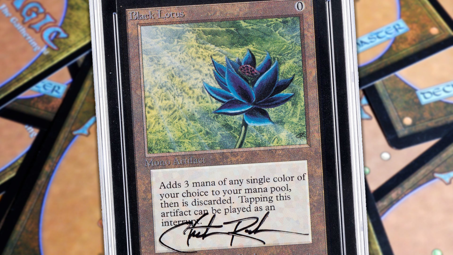 Magic: The Gathering Black Lotus worth $615,000 breaks yet another sales record, days after the last one | Dicebreaker Magic: The Gathering Black Lotus worth $615,000 breaks yet another sales record, days after the last one | Dicebreaker