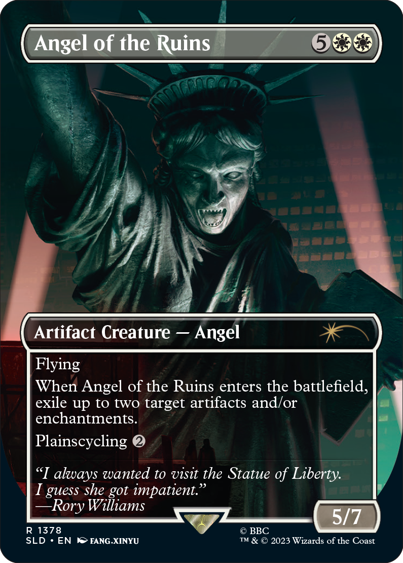 Magic: The Gathering is getting Evil Dead, Princess Bride and Doctor Who  Weeping Angel cards in a spooky Secret Lair | Dicebreaker, image size:795x1110