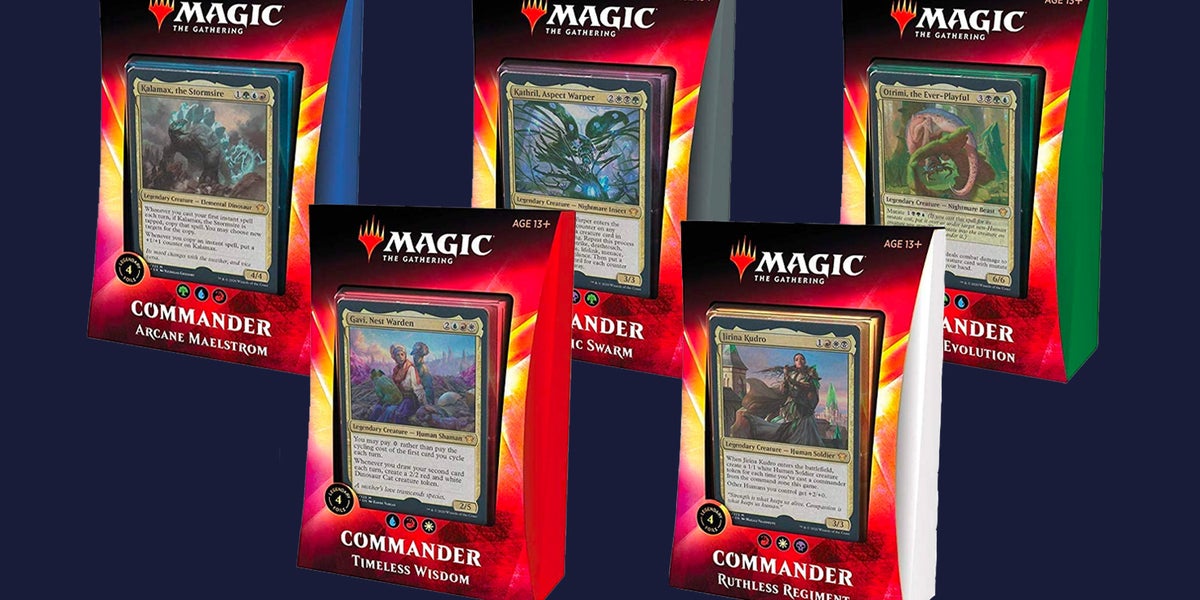 Pick up all five Commander decks from Magic: The Gathering's Ikoria: Lair of Behemoths set for 35% off | Dicebreaker Pick up all five Commander decks from Magic: The Gathering's Ikoria: Lair of Behemoths set for 35% off | Dicebreaker