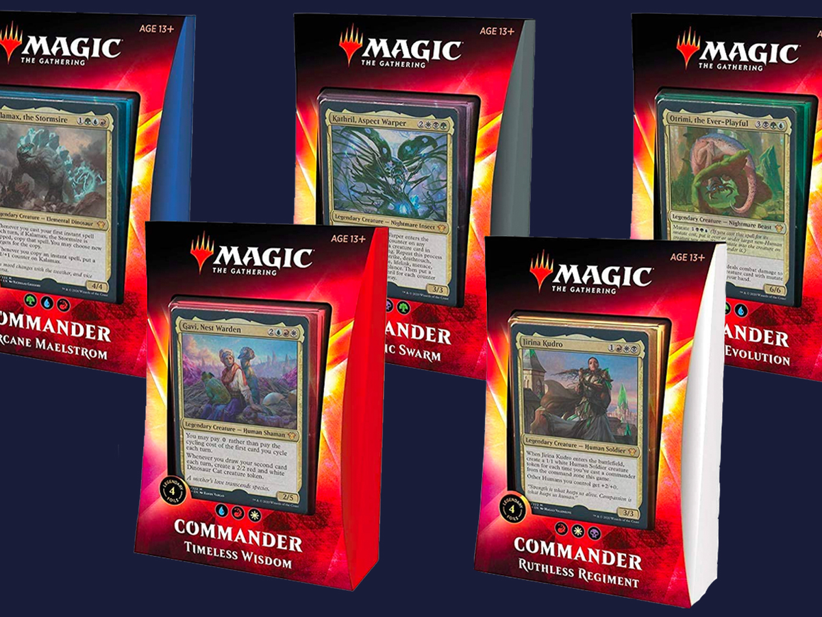 Pick up all five Commander decks from Magic: The Gathering's Ikoria: Lair of Behemoths set for 35% off | Dicebreaker Pick up all five Commander decks from Magic: The Gathering's Ikoria: Lair of Behemoths set for 35% off | Dicebreaker