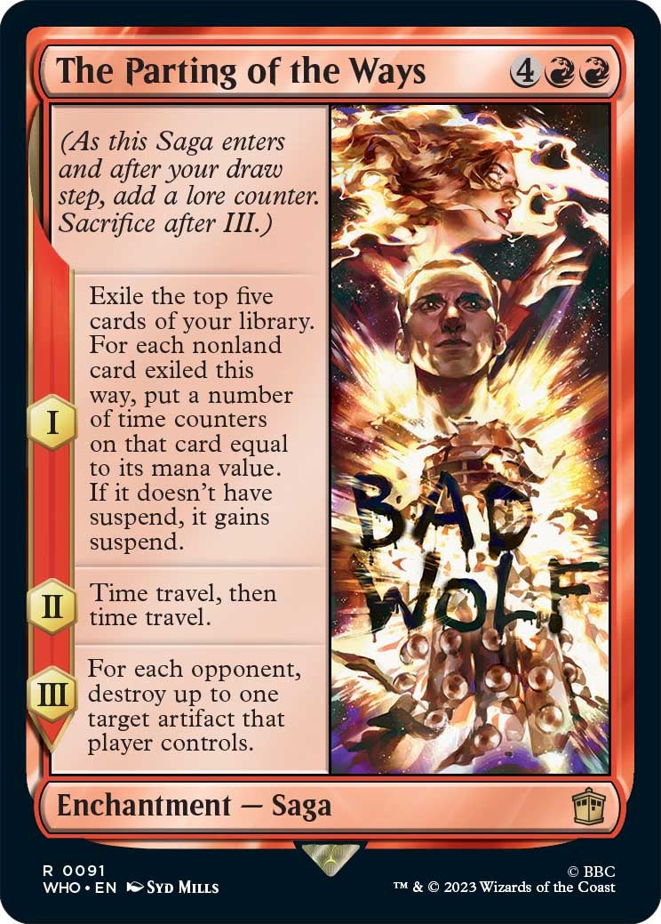 Magic: The Gathering's Doctor Who set reveals cards for Tenth Doctor, TARDIS and daleks, plus fish fingers in custard | Dicebreaker Magic: The Gathering's Doctor Who set reveals cards for Tenth Doctor, TARDIS and daleks, plus fish fingers in custard | Dicebreaker