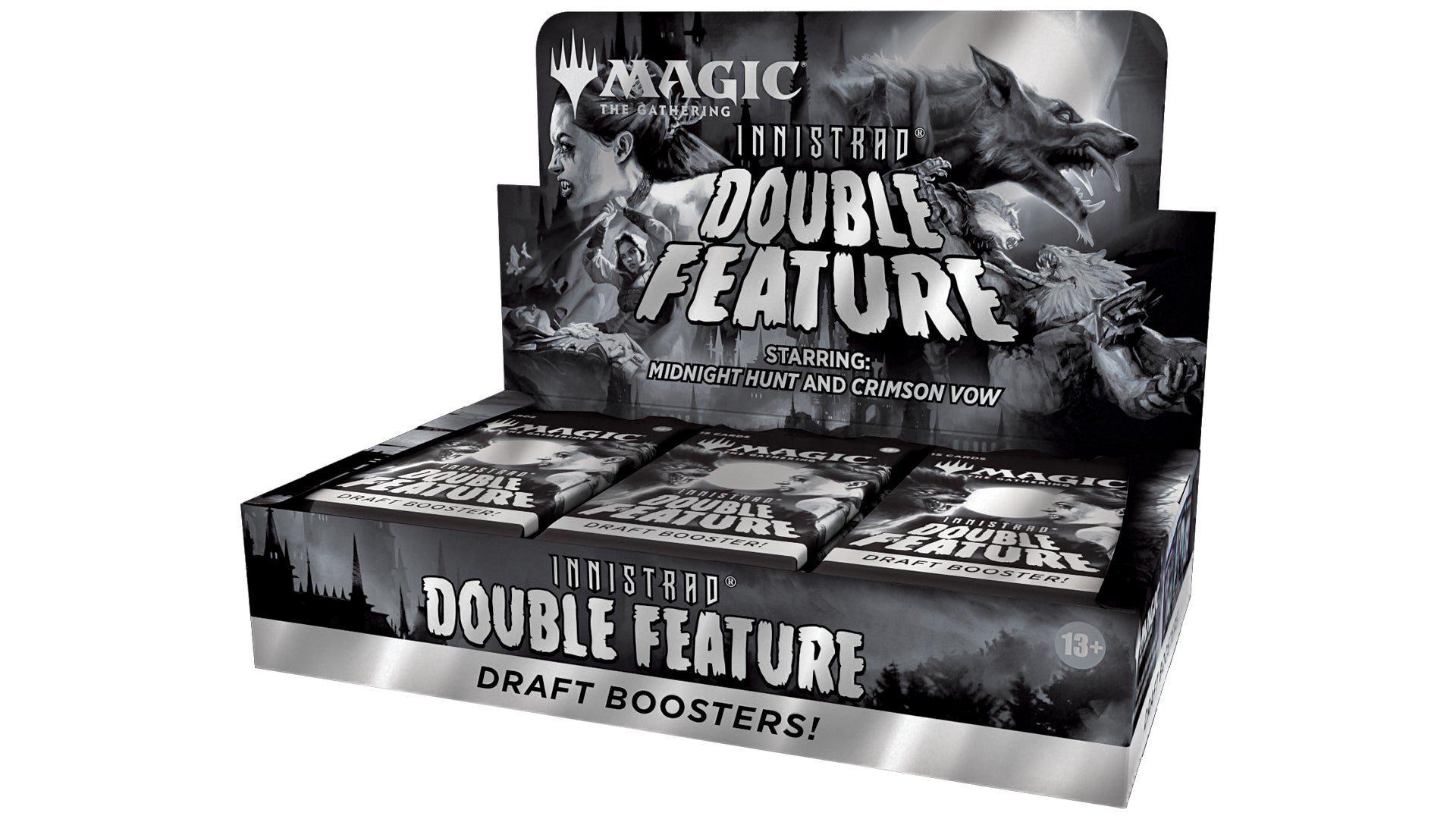 mtg innistrad double feature booster box Preorder: and Commander Collection It features a special art treatment on every card I LOVE INNISTRAD DOUBLE FEATURE!!!