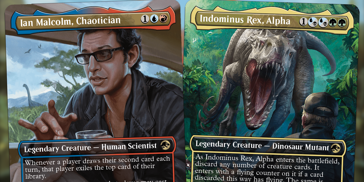 Magic: The Gathering's Jurassic World cards will let you fight a Magic: The Gathering's Jurassic World cards will let you fight a
