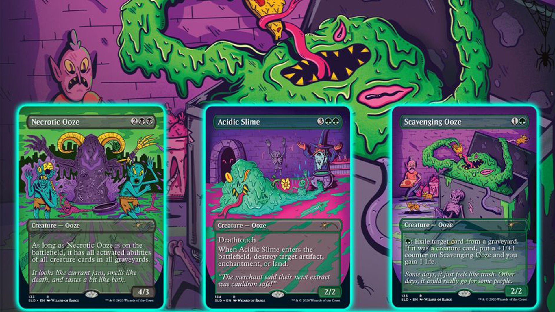 Magic: The Gathering's latest Secret Lair drops five limited-edition psychedelic slime cards | Dicebreaker Magic: The Gathering's latest Secret Lair drops five limited-edition psychedelic slime cards | Dicebreaker