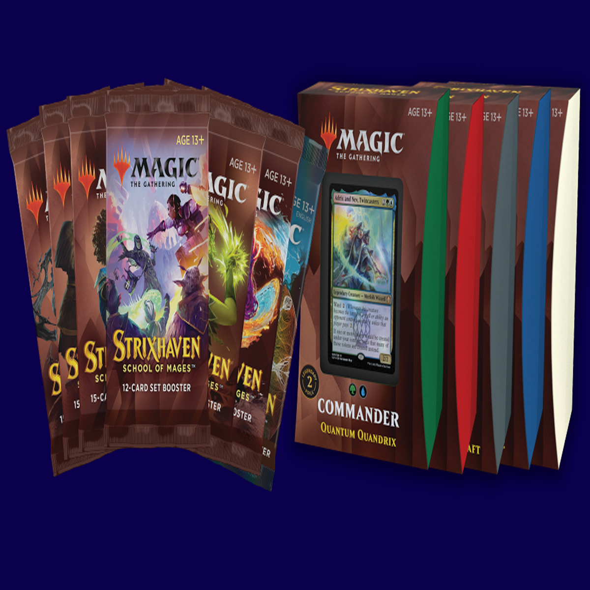 Win a Commander deck and set boosters for Magic: The Gathering 