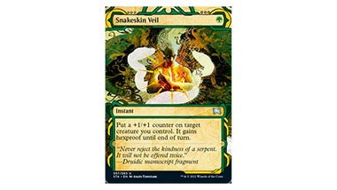Magic: The Gathering Strixhaven exclusive card reveal - Snakeskin Veil | Dicebreaker Magic: The Gathering Strixhaven exclusive card reveal - Snakeskin Veil | Dicebreaker