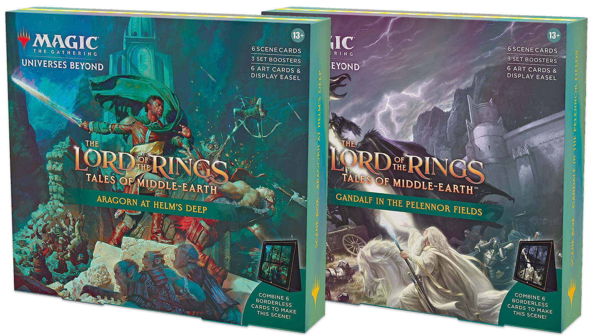 aragorn at helm's deep mtg cards Amazon.com: Magic: The Gathering The Lord of The Rings: Tales of  Middle-Earth Scene Box