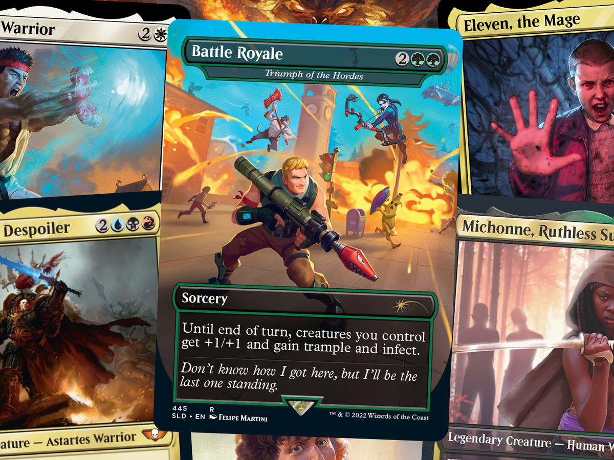 mtg universes beyond cards A universes beyond set with a in set universe : r/magicTCG