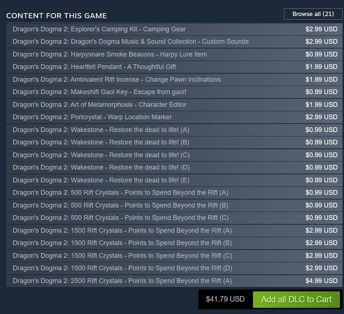 Steam store prices for DD2 mtx.