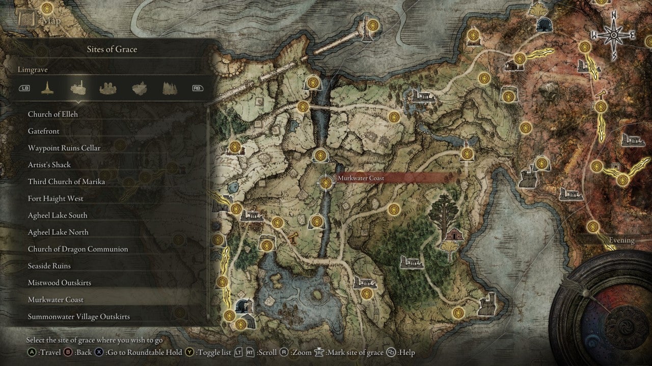 Murkwater Coast Grace in Elden Ring