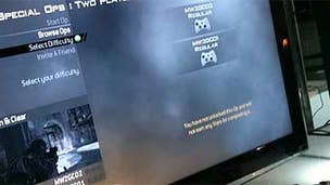 Modern Warfare 2 - first lobby screen