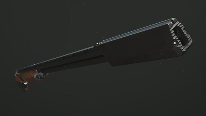 A close-up of the Lockwood 300 Shotgun in Modern Warfare 3.