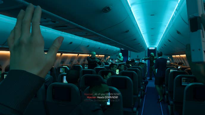 A plane is taken hostage in MW3.