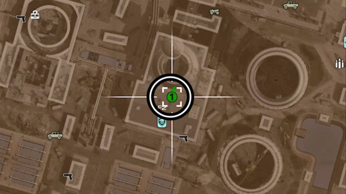 MW3 Zombies Popov Power Portal location circled on map.